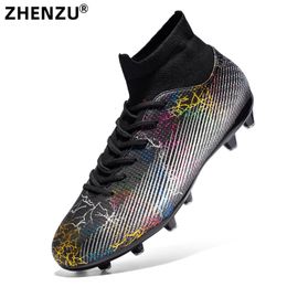 Dress Shoes ZHENZU Professional Children Football Shoes Soccer Shoes Man Football Futsal Shoe Sports Sneakers Kids Boys Soccer Cleats 231016