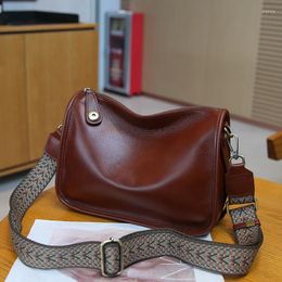 Evening Bags GPR Genuine Cowhide Leather Women Shoulder Bag Retro Handbags Ladies Sling Luxury Female Crossbody