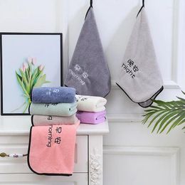 Towel 35x75cm Coral Velvet Hand Bath Super Absorbent Quick-Drying Washcloths Sports Handchief Household Bathroom Accessories