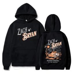 Rapper Zach Bryan Merch Oversized Women/Men Hoodie Sweatshirt Something in The Orange Pullover Hooded Jacket Male Tracksuit