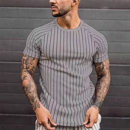 sell tshirts stripe man 3D printing top shirts Tees tops boys mens tee print t shirt242C