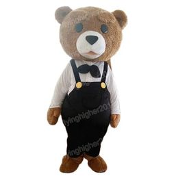 Halloween Cute Teddy Bear Mascot Costume Adult Size Cartoon Anime theme character Carnival Unisex Dress Christmas Fancy Performance Party Dress