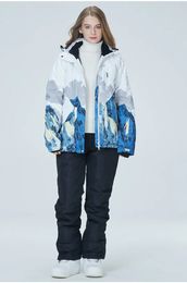 Other Sporting Goods 2023 est Ski Suit Winter Men Women Color Snow Jacket Warm Windproof Thickened Snowboard Pants Waterproof Set 231017