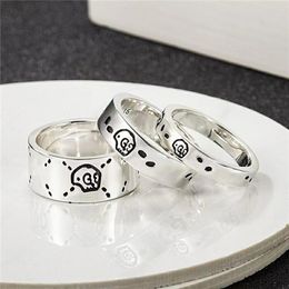 925 Silver Designer Love Heart Ring Men Women Snake Ring high-end quality couple wedding ring with box male and female designer Bu307d