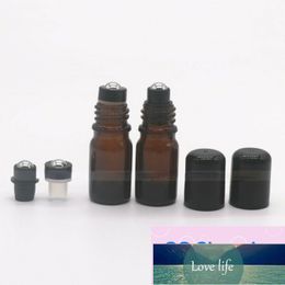 Top 100x Steel Roller amp Lids for 18mm 410 neck size Doterra Young Living Bottles Glass roller Aromatherapy Perfume Roller