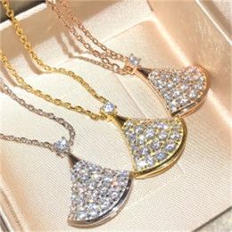 colares BGARI DIVAS DREAM colares cravejados com diamantes banhados a ouro 18K colar da mais alta qualidade designer de luxo reproduções oficiaisQ3