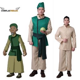 Avatar the Last Airbender Cabbage Merchant Cosplay Costume Custom Made Cabbage Merchant Cosplay Outfit Men's Halloween CostumeCosplay