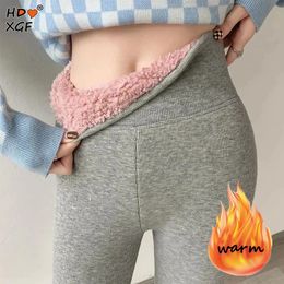 Womens Leggings Winter Thick Warm For Women High Waist Velvet Plus Size Pants Fleece Thermal Joggers 231018