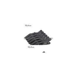 Hair Clips Frosted Black Carbon Clip 6Pcslot Salon Cutting Hairdressing Clogodile Sectioning Alligator For Drop Delivery Products Ca Dhrmi