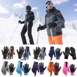 Ski Gloves Outdoor Waterproof Winter Touch Screen Men s and women s Wind proof Cycling 231017