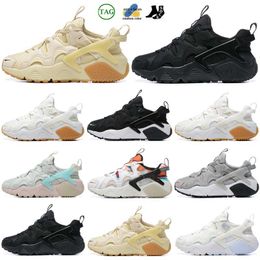 2023 Huarach Craft Men Women Running Shoes Sneaker Triple Black Summit White Coconut Milk Light Silver Sanddrift Lunar Year Grey Mens Trainers Sports Sneakers