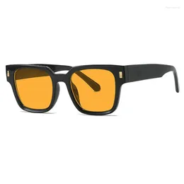 Sunglasses Imwete Large Frame Square Men Women Outdoor Beach Sunscreen Eyewear Geometric Vintage Punk Sun Glasses UV400