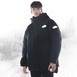 2024 Style Famous Designer Men's Down Co-branding Jacket North Winter Hooded Coat Jackets Outdoor Men Clothing Windproof S-3XL