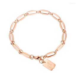 Strand 1 PCS Ins Style Bracelets Personalised Geometric Square Bracelet For Women Gift To Girls