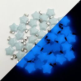 Pendant Necklaces Fashion Good Quality Luminous Stars Natural Stone Necklace For Jewelry Making 50PC Charm Gift Accessories