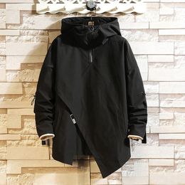 Men's Jackets Jacket Fashion Spring Autum Casual Streetwear Hoodie Harajuku Mens Pullover Windbreaker Coat 5XL 6XL