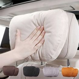 Seat Cushions Car Headrest Neck Support Seat For Mercedes-Benz Maybach S Class Design Soft Universal Adjustable Car Pillow Neck Rest Cushion Q231018