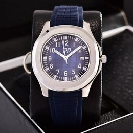 Wristwatches Nautilus Grenade Fashion Men's Watch Aquanaut 2813 Automatic Movement Carved Rubber Strap Blue Dial waterproof luminous Pate Philipp watch