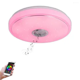 Ceiling Lights Smart LED Light 256 Colors Colorful 2800K-6500K Dimmable RGB Alarm Function For Bedroom Living Room