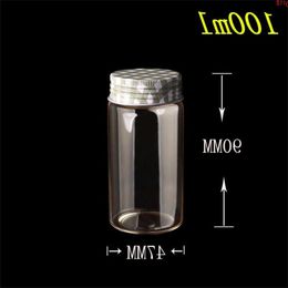 12units 100ml Glass Jars Silicone Stopper Leak proof Liquid Metal Cap Empty Bottles Loose Powder Containersgood qty Lliwh