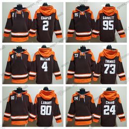 DIY Designer Amari Cooper Hoodie Myles Garrett Jarvis Landry Chubb Ward Watson Winter Plush Sweater Hooded Ins Fashion Youth Students Spring and Autumn Team Hoodies