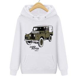 Mens Hoodie Sweatshirt men/women Hooded Pullover outdoor Land Car Rover 90 Totally Perfection SUV Sportwear youth fitness jersey