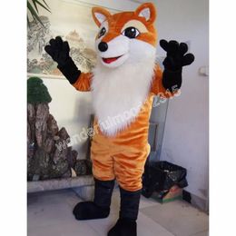 2024 Performance fox Mascot Costumes Carnival Hallowen Gifts Unisex Adults Fancy Games Outfit Holiday Outdoor Advertising Outfit Suit