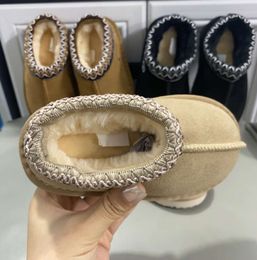 australia Kids Toddler Tasman II Slippers Tazz Baby Shoes Chestnut Fur Slides Sheepskin Shearling Classic Ultra Mini Boot Winter Mules Slip-on Suede Boot