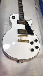 Ome Electric Guitar Mahogany Body Finish Gloss White Gold Hardware