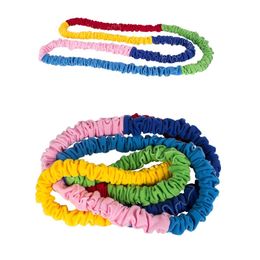 Other Toys Kid Outdoor Toy Sports Rainbow Stretchy Pull Rope Multi Player Team Exercise Sensory Training Children Kindergarten Game 231017