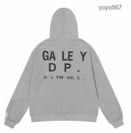 Sweatshirts Galery Dept Designer Galleries Hoody Alphabet Print Trendy Trend Basic Casual Fashion Loose Short T-shirt Half Sleeve Tees High Quality Hoodie 5JKN