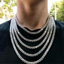 2021 12MM Miami Cuban Link Chain Necklace Tennis Bracelets Set For Mens Bling Hip Hop iced out diamond Gold Silver rapper chains W296s