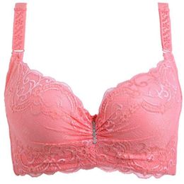 Bras Bra Under Gathering Setting Plunge Lingerie For Women Push Up Sexy Underwear Top Plus Size 34C 36D 38D 40D 42E 44E BH C3302270W