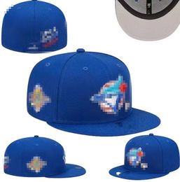 2023 Men's Baseball Fitted Hats Classic World Series Hip Hop Toronto Sport as SOX Full Closed LA NY Design Caps Chapeau 1995 Stitch Heart " Series" " Love Hustle Flowers a0