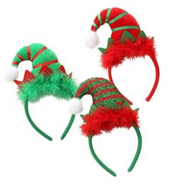 Party Hats Christmas LED Headband Elf Headbands Xmas Year Favours Gifts Pos Props Costume Headwear 231017