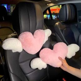 Seat Cushions Car Head Pillow Neck Pillow Cute Cartoon Love Heart Back Pillow Waist Pillow Seat Back Cushion Automotive Interior Decoration Q231018