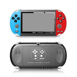 X7 Handheld Game Console Screen MP5 Player Video Games PK X7Plus SUPer Retro 8GB Support for TV Output Music Play Ebook ZZ