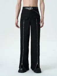 Men's Pants 27-46 2023 Men Women Clothing Original Fashion Niche Personalised Zipper Design Casual Lovers Plus Size Costumes