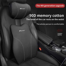 Seat Cushions Car Neck Pillow Adjustable Head Restraint 3D Auto Seat Pillows For Lexus Fsport Headrest parts Q231018