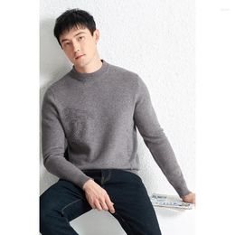 Men's Sweaters Arrival Sheep Wool Jumper Autumn & Winter Korean Thick Sweater Pure Male Long Sleeve Warm Knit Clothes Pullovers