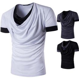 Draped tshirt for men Designs Mens T Shirt Slim Fit Crew Neck T-shirt Men Short Sleeve Shirt Casual tshirt Tee Tops Mens Short Shi231K