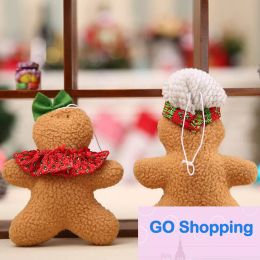 Fashion Gingerbread Man Christmas Pendant Pendant Decorating Cookie Doll Plush Christmas Tree Widget Tree Ornament