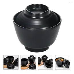 Dinnerware Sets Japanese Style Cover Small Bowl Ceramic Containers Lids Imitation Porcelain Soup
