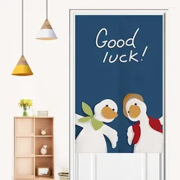 Curtain Nordic Lovely Cartoon Ducks Doorway Linen Kitchen Curtains For Bedroom Living Room Home Decor Hanging Half Door