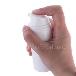 Empty White airless cosmetic Pump bottle container , airless vacuum pump cosmetic travel bottle for cosmetic Kbomr