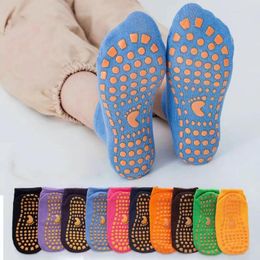 Women Socks 2pair Kids Adults Anti-Slip Parent-Child Trampoline Sock Cotton Elasticity Sports Boys Girls Outside Children