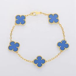 Bracelet clover designer jewlery gold bracelets for woman luxury silver four leaf charm braclet