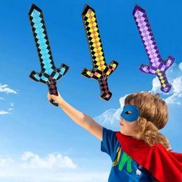 LED Light Sticks Large Size Inflatable Sword for Kids Sabre Toys Birthday Cosplay Halloween Party Supplies 231018
