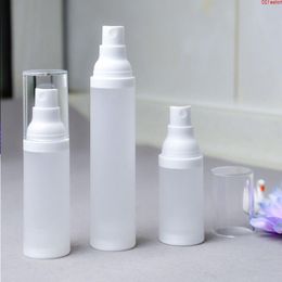 100pcs 15ml 20ml 30ml 50ml Empty Airless Bottle Frosted Matte Vacuum Pump Lotion Essence Perfume Spray Bottlesgoods Rqhcu