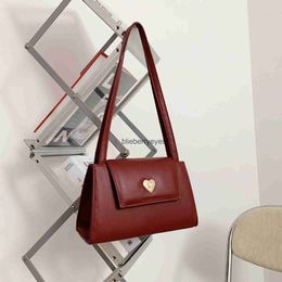 Shoulder Bags Bags Retro Women Portable Small Square Soulder Bags Red Wine Ladies Underarm Bag Vintage PU Leater Female Tote Purse andbagsblieberryeyes